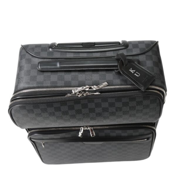 2404170040026 0 5 Louis Vuitton Pegasus 55 Travel Bag Damier Graphite Gray