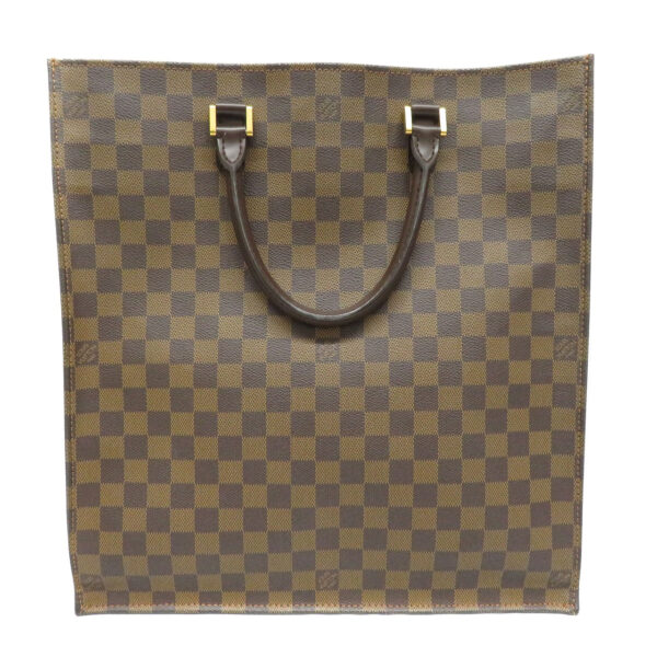 24043001 Louis Vuitton Sac Plat Damier Ebene Tote Bag