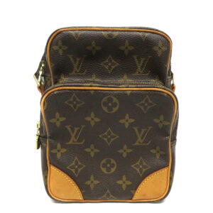 24054621 Gucci GG Pattern Shoulder Bag Coated Canvas Brown