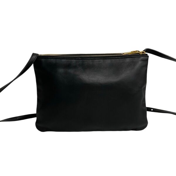 240601mna169 5 5 Celine Trio Large Leather Mini Shoulder Bag Black