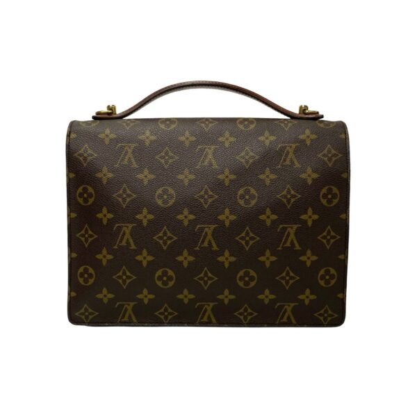 240601mna243 6 5 Louis Vuitton Monceau 2WAY Handbag Monogram Leather Brown