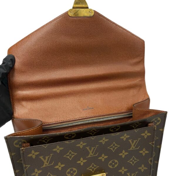 240601mna243 6 8 Louis Vuitton Monceau 2WAY Handbag Monogram Leather Brown