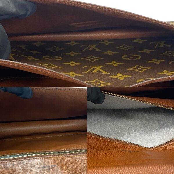 240601mna243 6 9 Louis Vuitton Monceau 2WAY Handbag Monogram Leather Brown