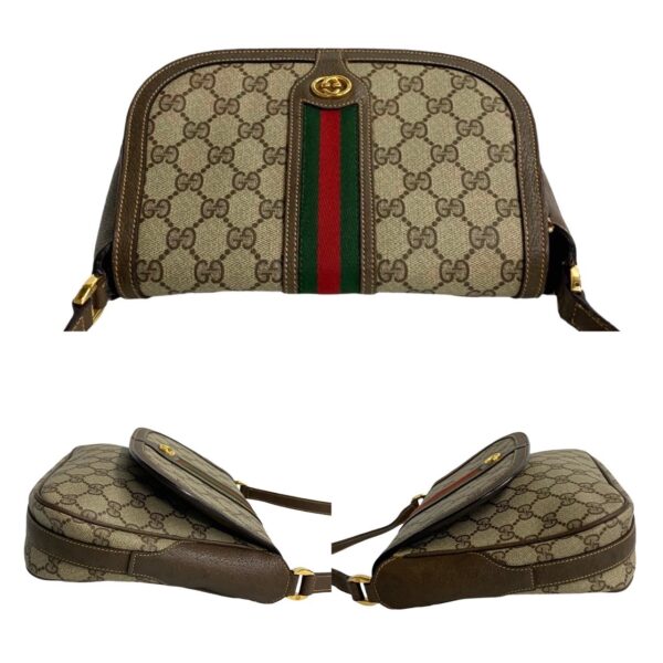 240615kma620 3 6 Gucci Sherry Line GG Leather Shoulder Bag Pochette