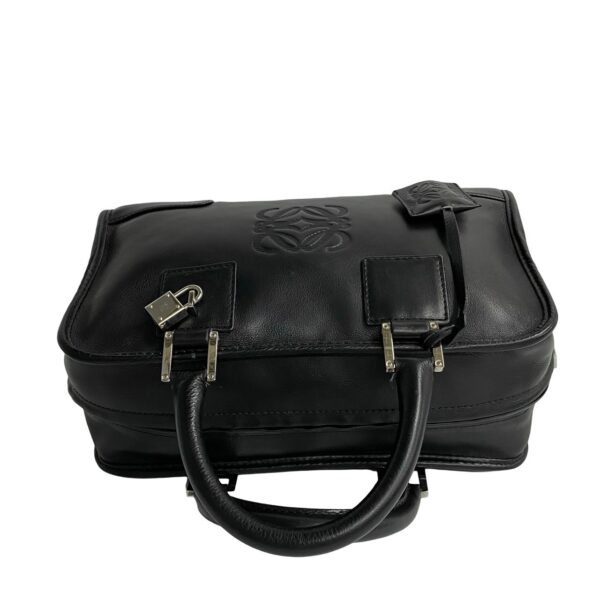 240629jpb300 6 6 Loewe Amazona Leather Mini Bag Black