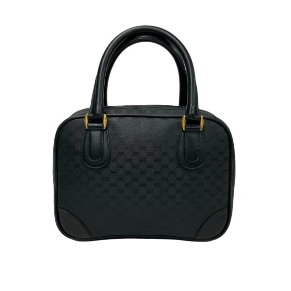 240702mnb180 7 5 Gucci Micro GG Leather Handbag Mini Bag Black