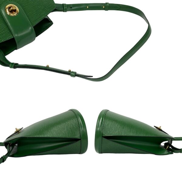 240702mnb260 9 6 Louis Vuitton Cluny Shoulder Bag Epi Leather Green