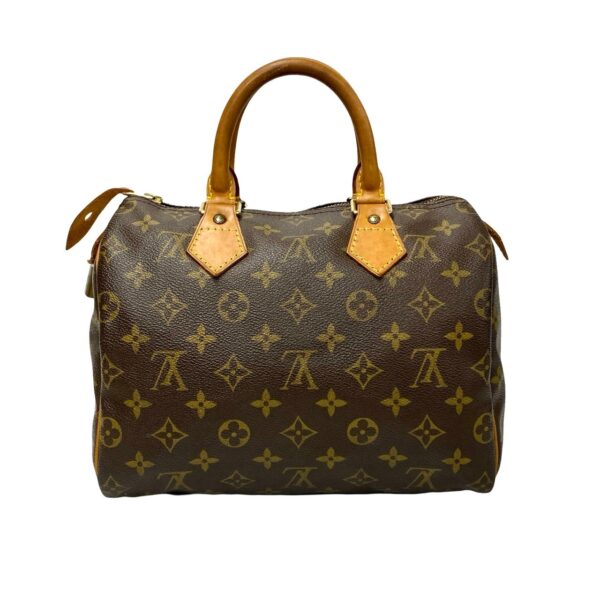 240702mnb46 7 5 Louis Vuitton Speedy 25 Mini Bag Monogram Leather Brown