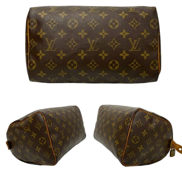 240702mnb46 7 7 Louis Vuitton Speedy 25 Mini Bag Monogram Leather Brown