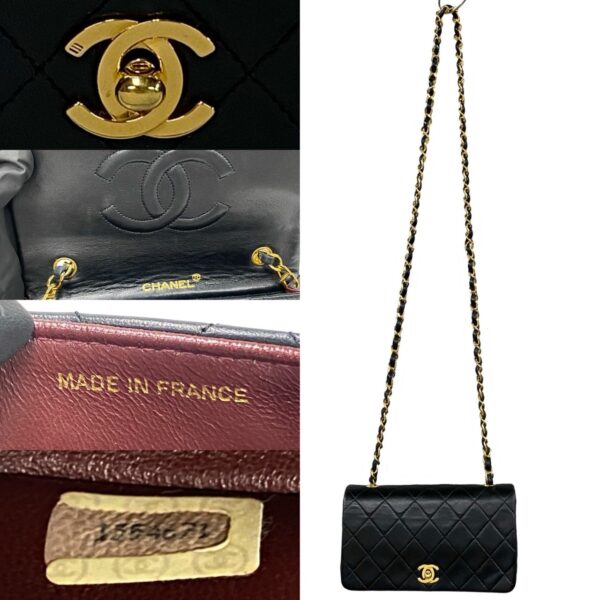 240704pgb104 4 4 Chanel Matelasse 19cm Coco Full Flap Lambskin Chain Shoulder Bag