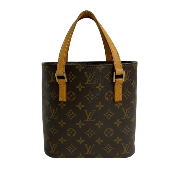 240718jpb140 4 5 Louis Vuitton Vavin PM Mini Tote Bag Monogram Leather Brown