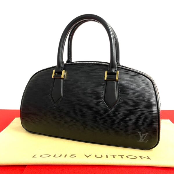 240719b383 5 2 Louis Vuitton Jasmine Mini Shoulder Bag Epi Leather Black