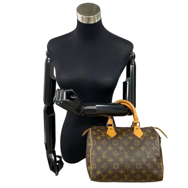 240719pgb10 1 3 Louis Vuitton Speedy 25 Mini Bag Monogram Leather Brown Tea