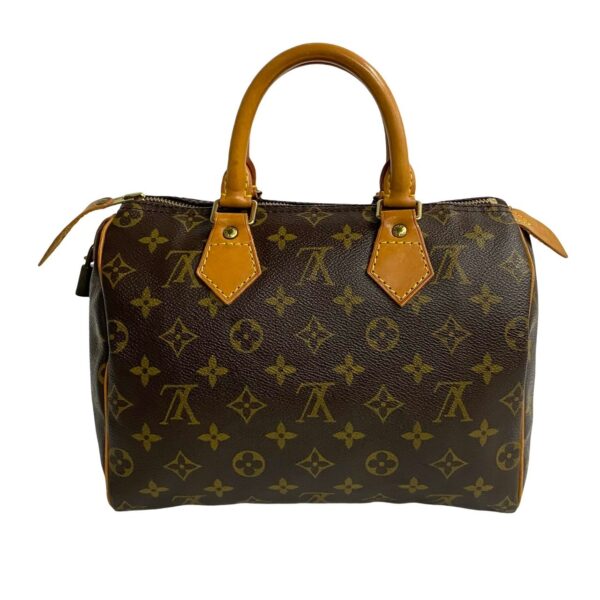 240719pgb10 1 5 Louis Vuitton Speedy 25 Mini Bag Monogram Leather Brown Tea