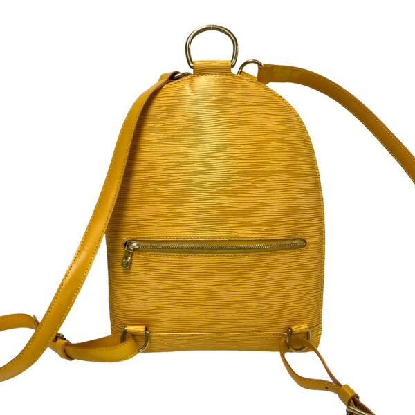 240727kmb486 5 5 Louis Vuitton Mabillon Rucksack Epi Leather Yellow