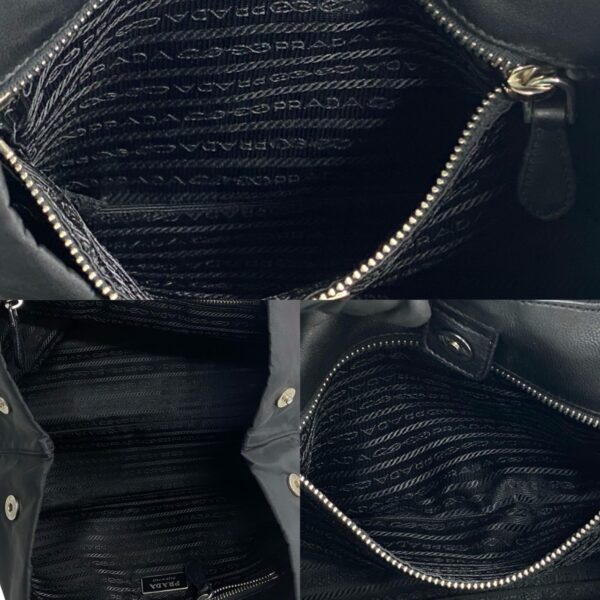 240801jpc203 4 9 Prada Mini Tote Bag Nylon Black