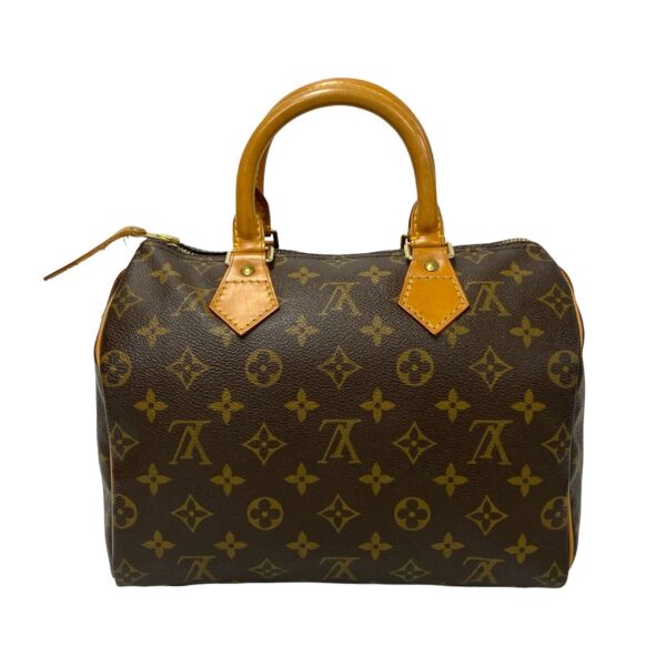 240801jpc37 2 5 Louis Vuitton Speedy 25 Mini Tote Bag Monogram Leather Brown