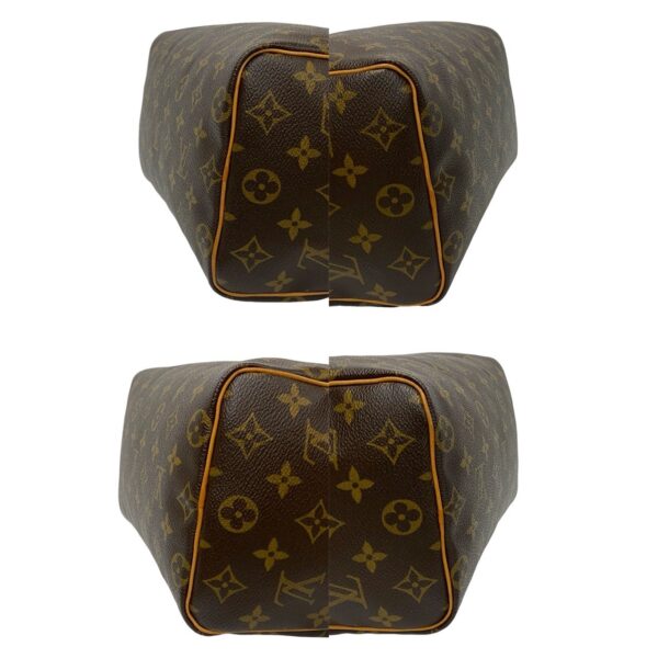 240801jpc37 2 8 Louis Vuitton Speedy 25 Mini Tote Bag Monogram Leather Brown