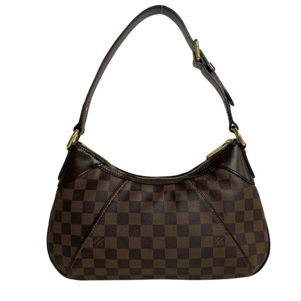 240817kmc419 1 5 Louis Vuitton Thames PM Shoulder Bag Damier Leather Brown