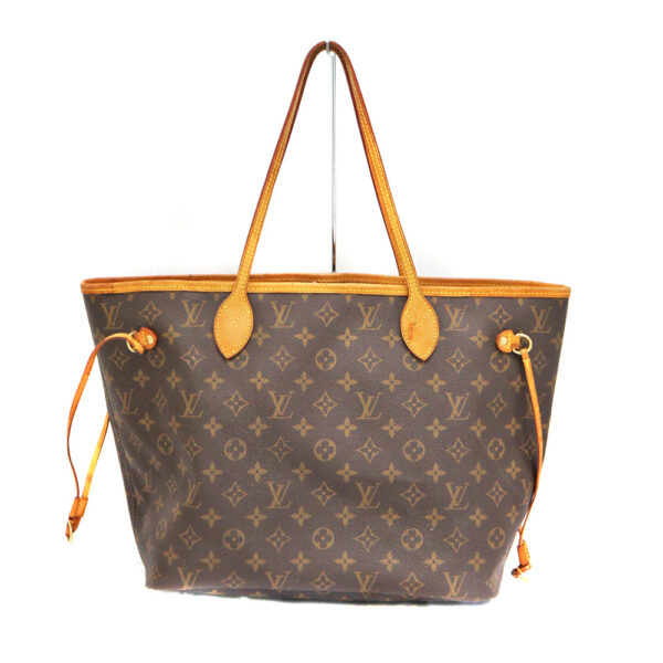 2413 2 Louis Vuitton Neverfull MM Tote Bag Monogram