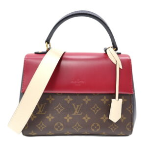 243687 1 Gucci Canvas Leather Shoulder Bag Beige Brown