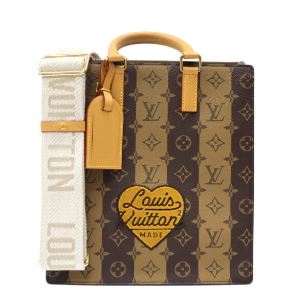 244031 1 Louis Vuitton Sac Plat Messenger LV Squard NIGO Stripe Bag