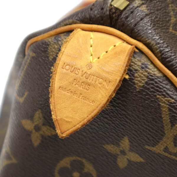 244206 13 Louis Vuitton Speedy 30 Monogram Handbag