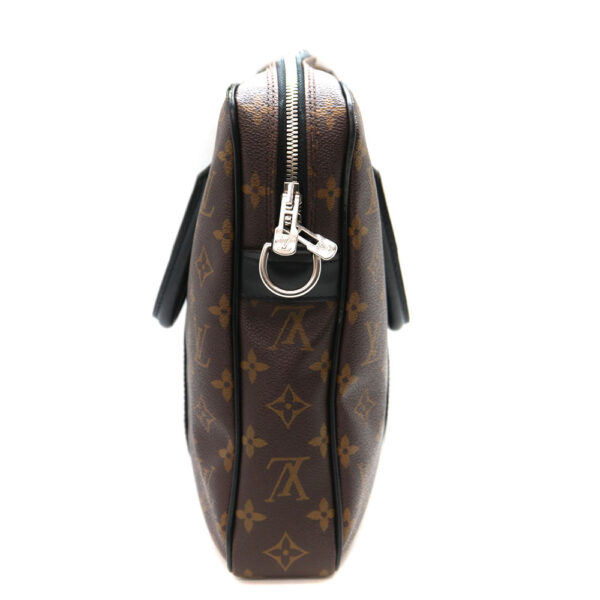 2443 3 Louis Vuitton PDV Business Bag Monogram Macassar Brown