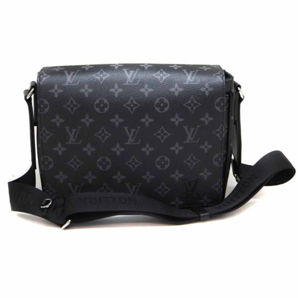 2477 1 Louis Vuitton District PM Shoulder Bag Monogram Eclipse