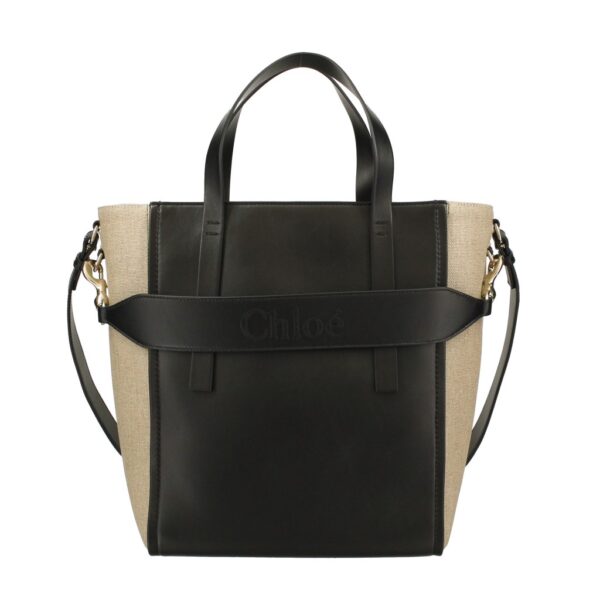 2500000153730 Chloe Sense Tote Bag Black