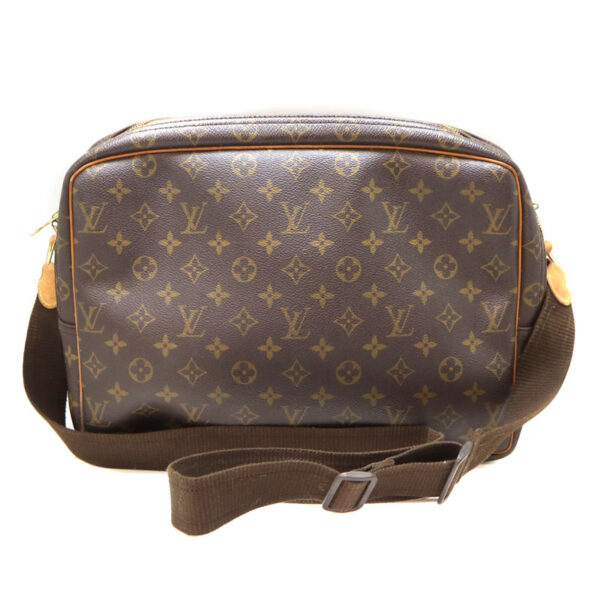 2514 2 Louis Vuitton Reporter GM Shoulder Bag Monogram Canvas Brown