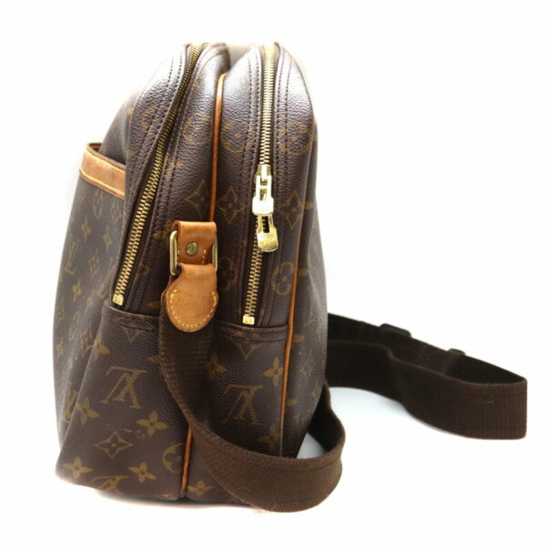 2514 3 Louis Vuitton Reporter GM Shoulder Bag Monogram Canvas Brown