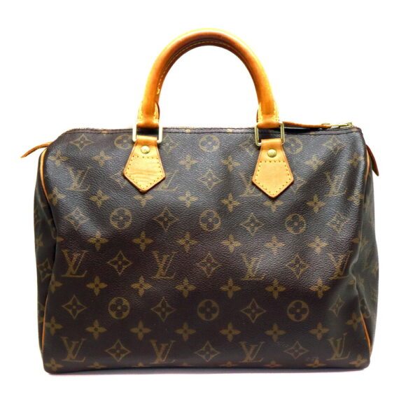 258 1 Louis Vuitton Speedy 30 Handbag Monogram Brown