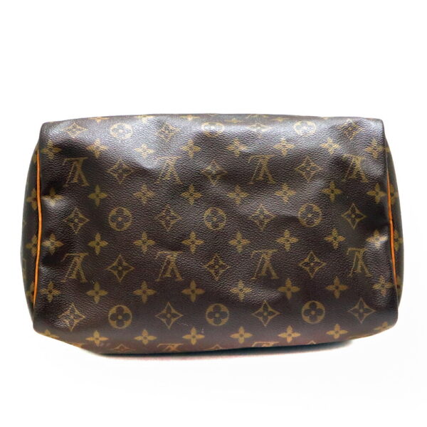 258 5 Louis Vuitton Speedy 30 Handbag Monogram Brown