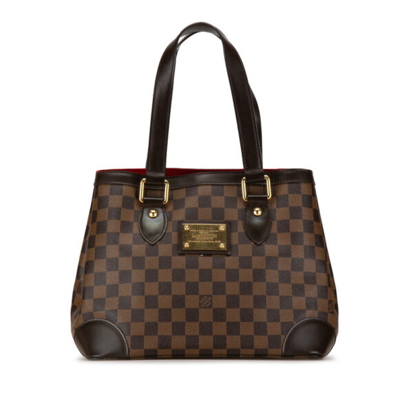 25lhblumxf53ylxu 1 Louis Vuitton Damier Hampstead PM Tote Bag Brown