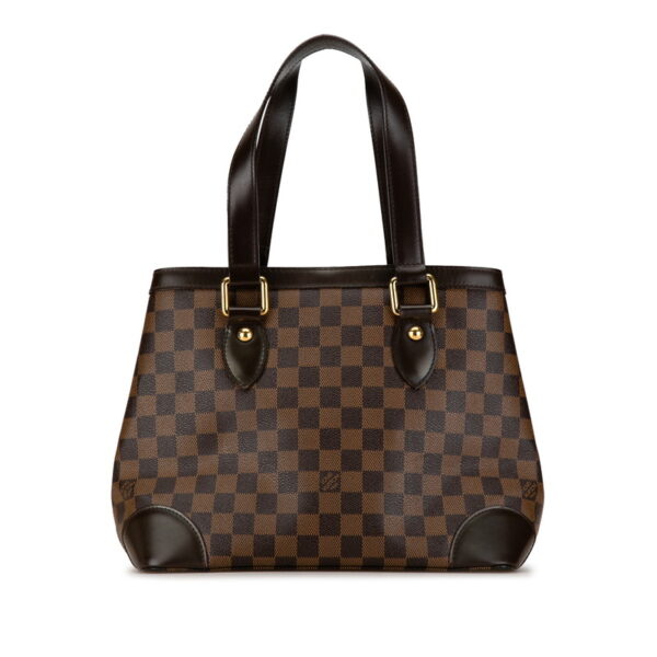 25lhblumxf53ylxu 3 Louis Vuitton Damier Hampstead PM Tote Bag Brown