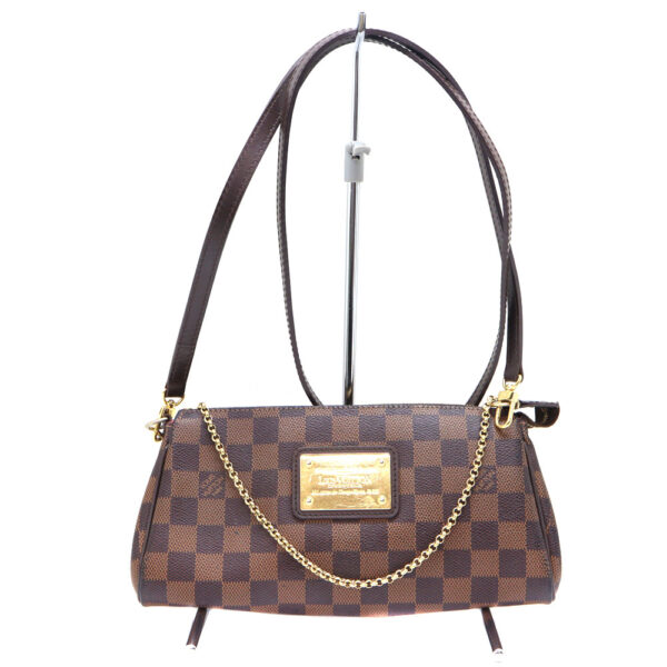 2618 1 Louis Vuitton Eva 2WAY Bag Shoulder Bag Damier Brown