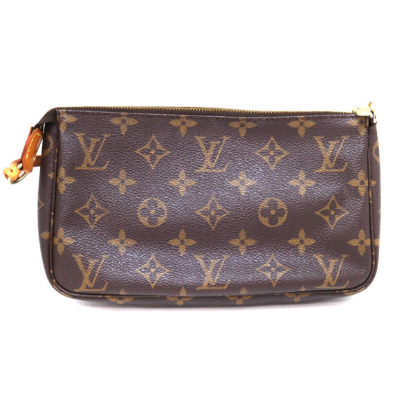 2619 2 Louis Vuitton Pochette Accessory Pouch Monogram Canvas Brown