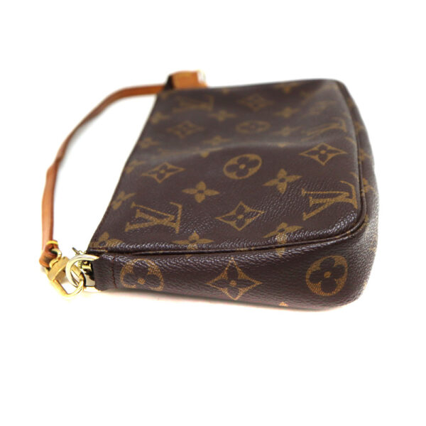 2619 4 Louis Vuitton Pochette Accessory Pouch Monogram Canvas Brown