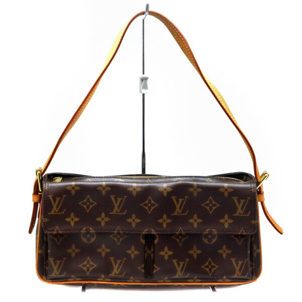 271 1 Louis Vuitton Viva Cite MM Shoulder Bag Monogram Brown