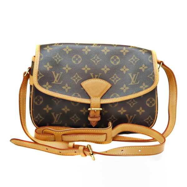 272 1 Louis Vuitton Sologne Shoulder Bag Monogram Canvas Brown