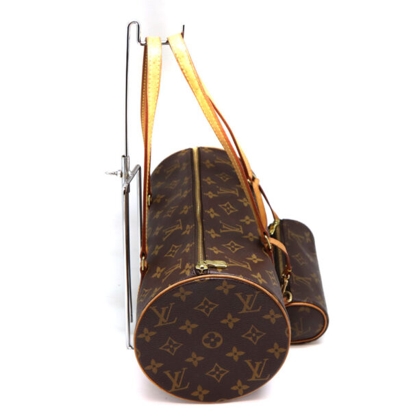 273 4 Louis Vuitton Papillon 30 Handbag Monogram Brown