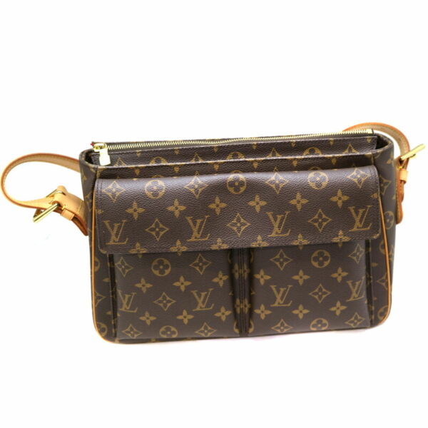 2790 1 Louis Vuitton Viva Cite GM Shoulder Bag Monogram Canvas Brown