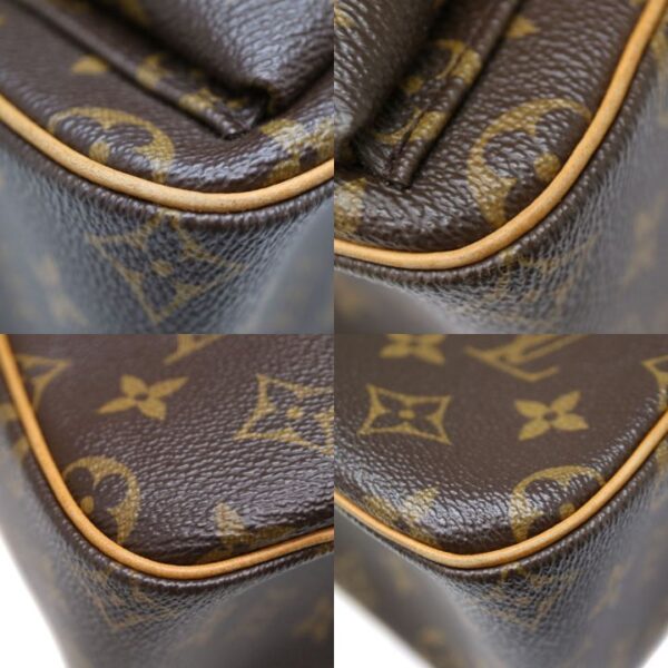 2790 9 Louis Vuitton Viva Cite GM Shoulder Bag Monogram Canvas Brown