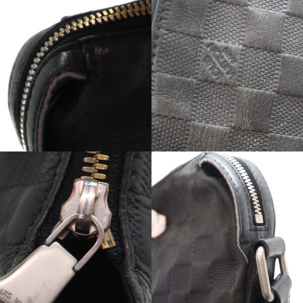 287 8 Louis Vuitton Discovery Messenger BB Damier Infini Black