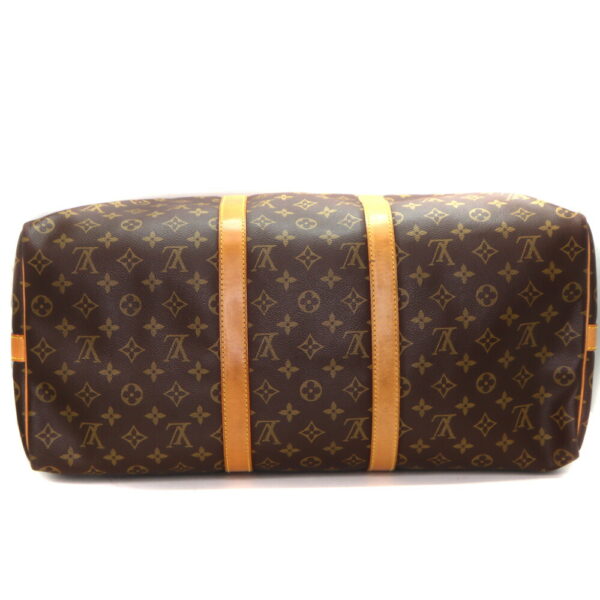 2893 5 Louis Vuitton Keepall Bandouliere 50 Bag Monogram Canvas Brown