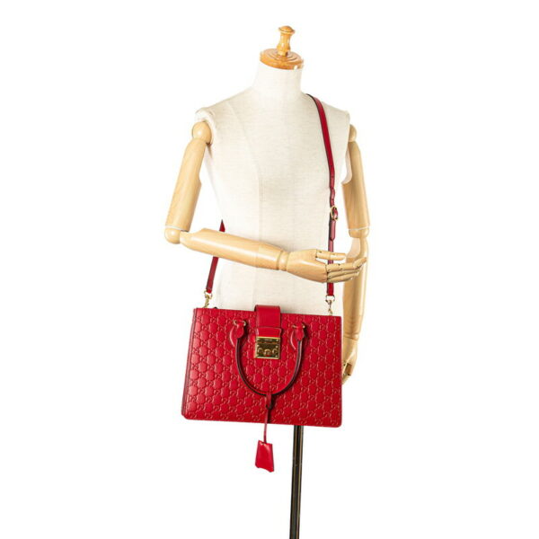 2czigmkl060beum0 10 Gucci Guccisima 2WAY Shoulder Bag Red