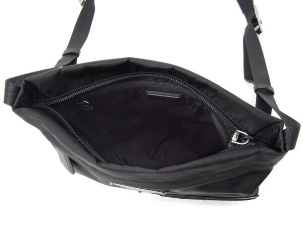 2vh0552b2yf014bo1o 2 Prada Nylon Shoulder Bag Black