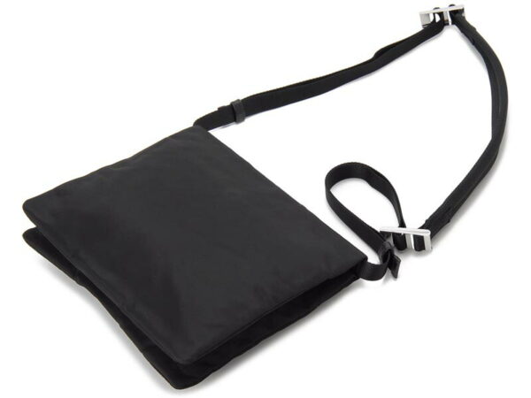 2vh0582b2yf0002ooo 1 Prada Nylon Crossbody Bag Black