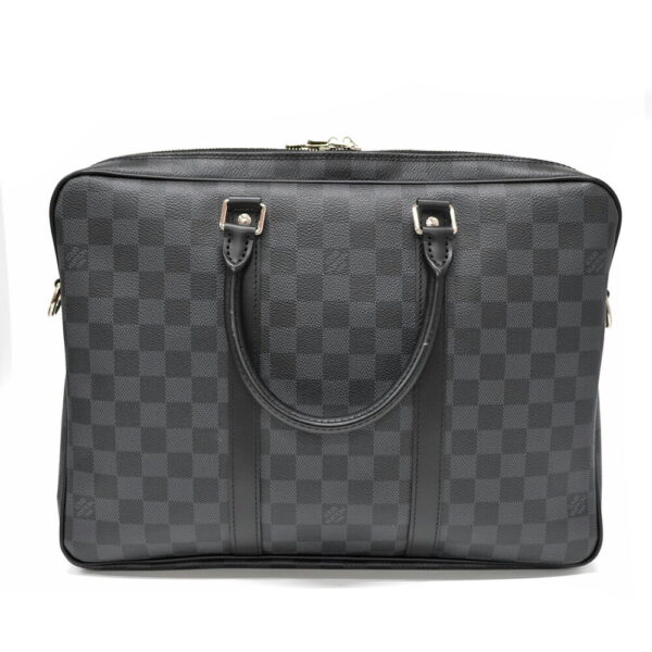 3 2 Louis Vuitton Porte de Cumin Voyage Business Bag Damier Graphite